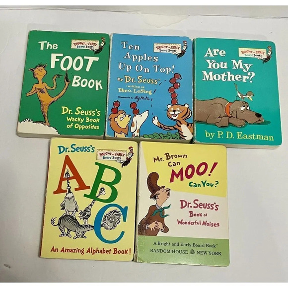 Lot Of 5‎ Hardcover Dr. Seuss Small Version Books Beginner Books - Picture 1 of 6